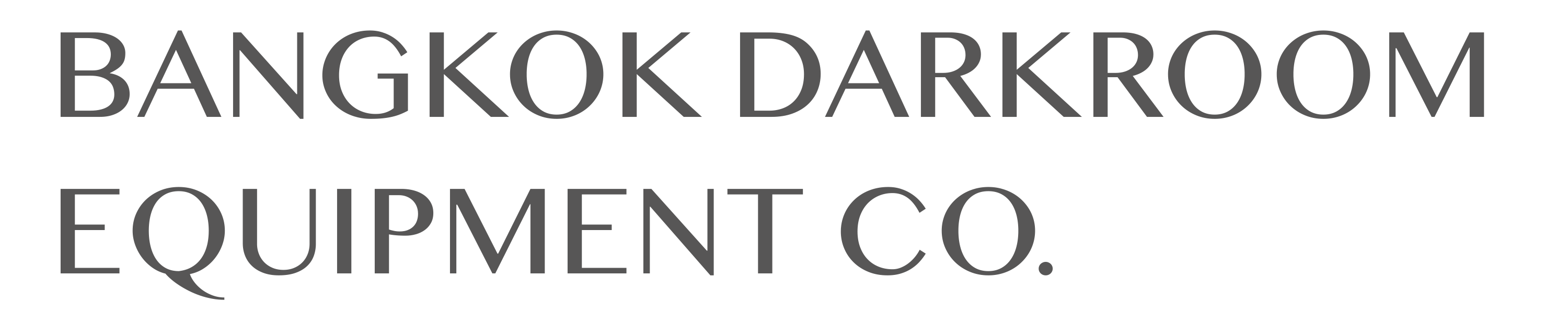 Bangkok Darkroom Equipment Co.