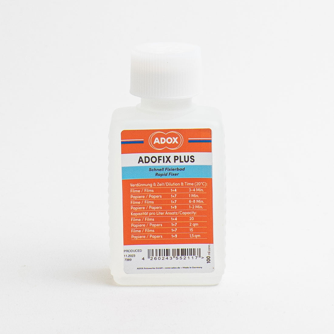 ADOX BABY ADOFIX Plus<br>B&W Film & Paper Fixer (100 mL)