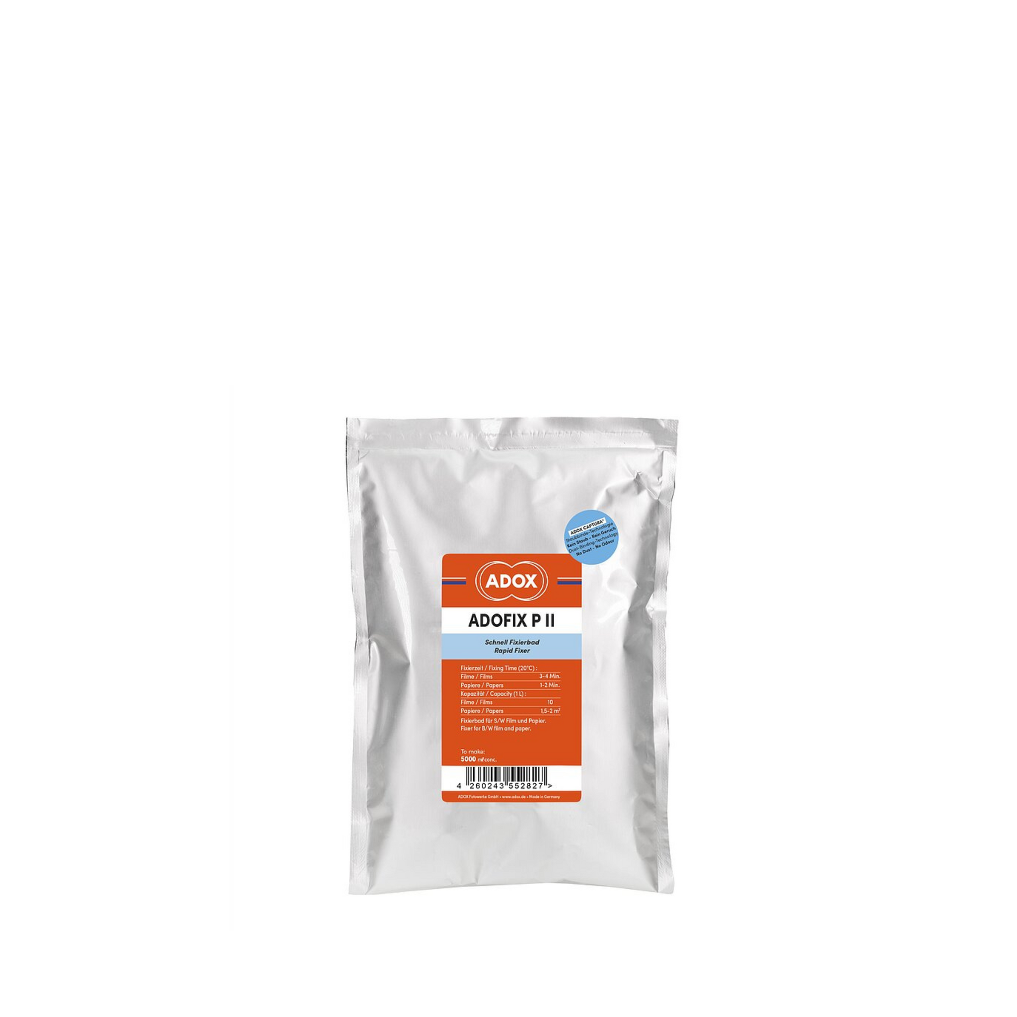 ADOX Adofix P II <br> B&W FIlm & Paper Fixer <br> mix to 5000 mL