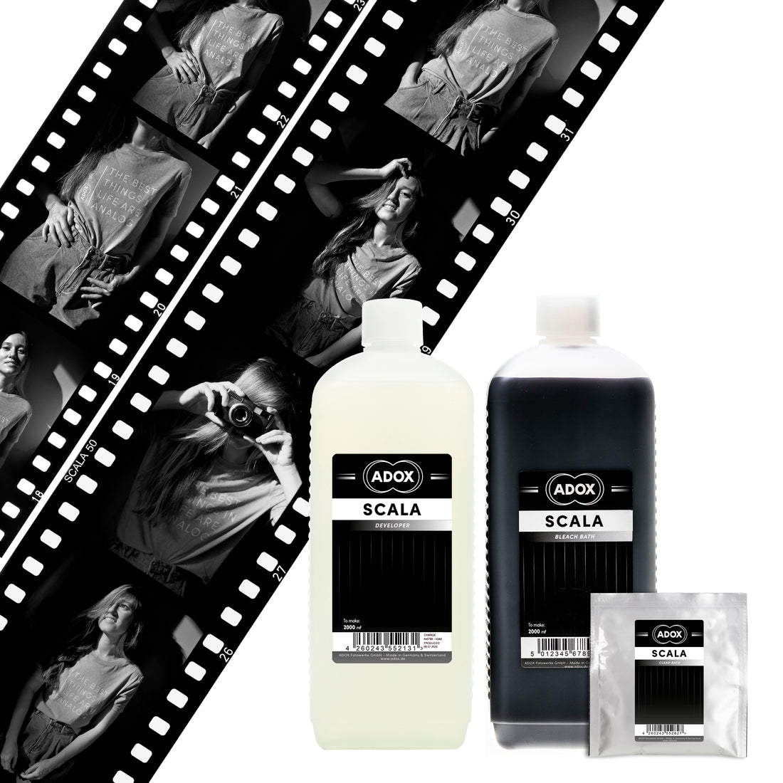 ADOX Scala Kit <br>B&W Slide Developing Kit<br>to mix 2000 ml