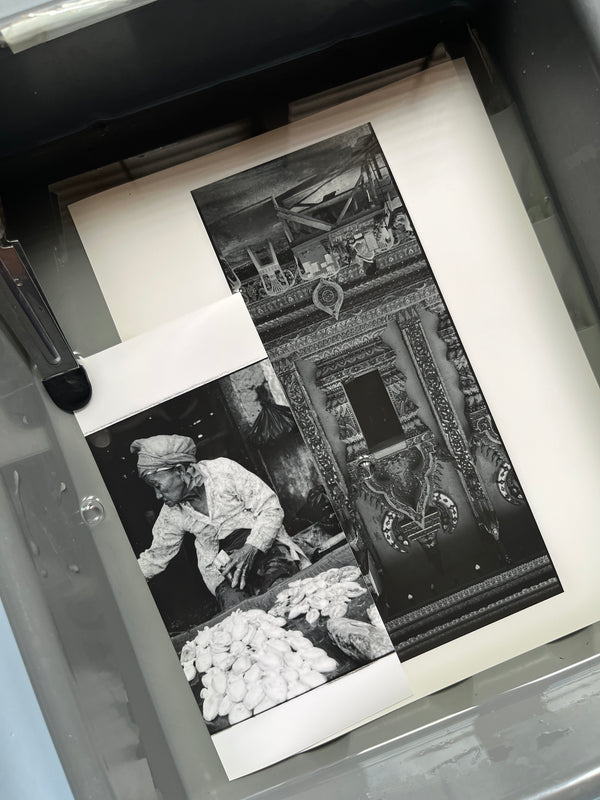 B&W Hand Printing