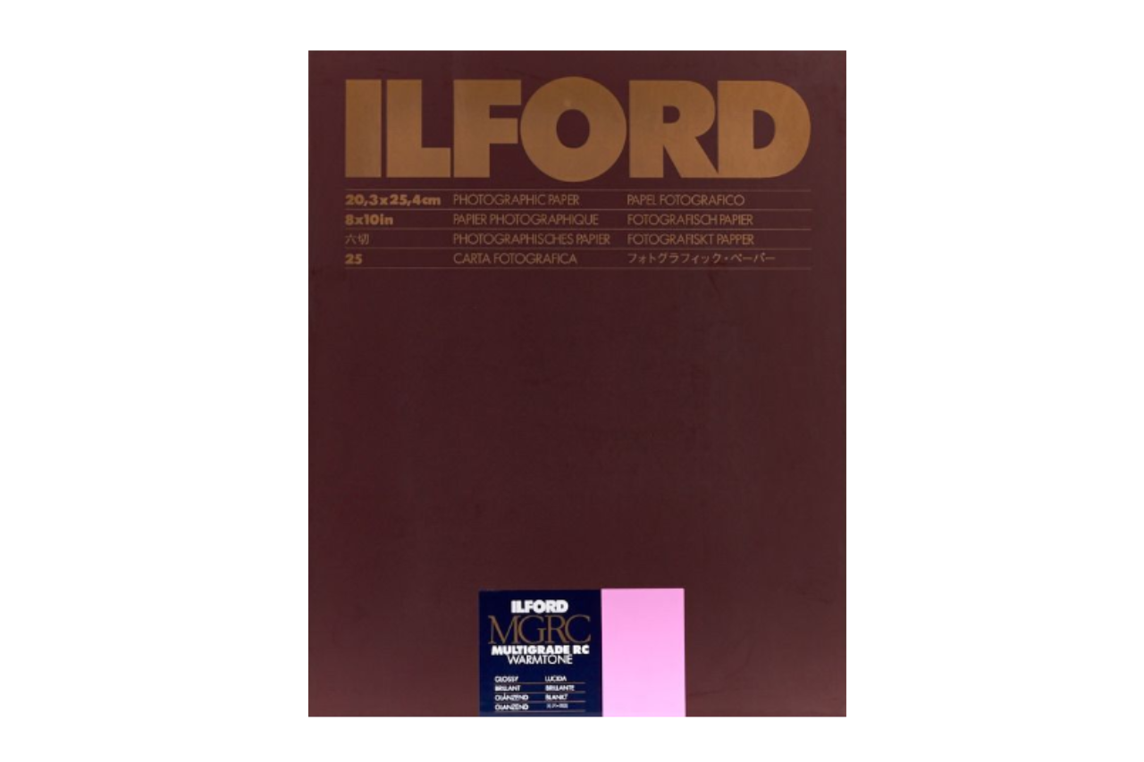 MGFB Warmtone Glossy<br>8x10in (100 sheets)<br>Ilford Multigrade FB